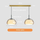 DecorBites™ Glass Jelly Pendant Lamp: Minimalist Luxury Design for Home Living Room Bedroom