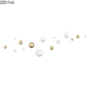 DecorBites™ Gold Ball Wall Hanging Ornaments Spherical Crafts Room Decor Display Pendants