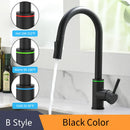 DecorBites™ Gold Kitchen Faucet Single Handle Pull Out Tap Mixer Swivel Water Mixer