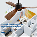 DecorBites™ 3 Blade DC Ceiling Fan with LED Light & Remote Control