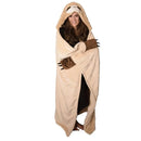 DecorBites™ Cute Sloth Flannel Shawl Blanket for Cozy Autumn & Winter Warmth