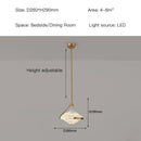 DecorBites™ Gold LED Pendant Lamp: Modern Luxury Style for Bedroom, Living Room, Dining Room