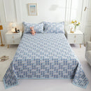 DecorBites™ Cotton Double Bedspread Set with Floral Design for Healthy Home Bed Decor
