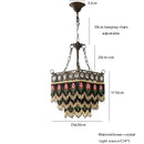 DecorBites™ French Brass Crystal Ceiling Chandelier | Classic European Hanging Lamps