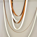 DecorBites™ LED Long Strip Chandelier for Modern Living Room and Villa