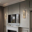 DecorBites™ Crystal LED Wall Light: Modern Luxury Sconce for Living Room, Aisle, Bedside