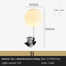 DecorBites™ Kids Bear LED Ceiling Chandelier, Cute Bedroom Pendant Light for Boys and Girls