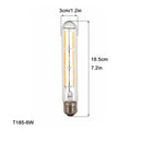 DecorBites™ LED Filament Tubular Edison Bulb 6000K T10 T185 T225 T30 T300 4W 6W 8W