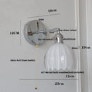 DecorBites™ Iron Ceramic LED Wall Light Modern Living Room Sconce Wandlamp