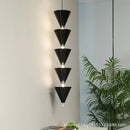 DecorBites™ Gold Black Cone LED Pendant Lamp for Stylish Home and Shop Lighting