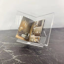 DecorBites™ Acrylic Geometric Bookshelf Magazine Rack Desktop Organizer Home Decor Storage