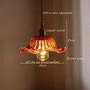 DecorBites™ Green Stripe Glass Pendant Lamp Fixture for Home Decor & Kitchen Lighting