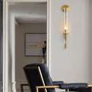 DecorBites™ Gold Glass Wall Lamp: Modern Nordic Sconce for Living Room, Bedroom, Porch, Dining Decor