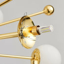 DecorBites™ Gold LED Glass Pendant Light for Modern Indoor Lighting