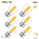 DecorBites™ LED Filament Globe Bulbs G45 E27 6.5W High Lumens Ultra Bright Glass Bulbs