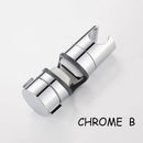 DecorBites™ Adjustable Slider Shower Head Holder Bracket Chrome Mounting Accessory