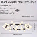 DecorBites™ Gold LED Chandelier, Modern Pendant Light for Living Room, Kitchen, Bedroom, Dining Room