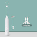 DecorBites™ Electric Milk Frother Mixer 3-Speeds Whisk Blender Foamer Egg Beater