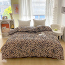 DecorBites™ Leopard Print Soft Bedding Set Duvet Cover Kit - High Quality, Skin Friendly, Comfortable