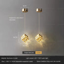 DecorBites™ Crystal Bedside Chandelier Wall Light for Designer Living Room and Hotel Bedroom