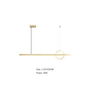 DecorBites™ Geometric Copper Chandelier: Minimalist Bar & Restaurant Atmosphere