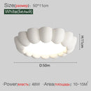 DecorBites™ Cream Wind Bedroom Ceiling Lights - Full Spectrum Internet Celebrity Design