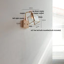 DecorBites™ Brass LED Wall Lights Modern Stair Light Fixture Blue Glass Bedside Lamp