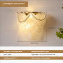 DecorBites™ Luxe Crystal Glass Wall Lamp for Aisle, Living Room, Bedroom & Corridor Lighting