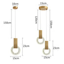 DecorBites™ Gold Crystal Pendant Lights - Luxury Home Decor