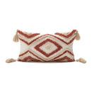 DecorBites™ Geometric Embroidery Boho Cushion Cover Sofa Decorative Pillowcase Canvas Cotton