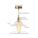 DecorBites™ Green Glass LED Pendant Light Fixture - Modern Nordic Hanging Lamp