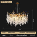 DecorBites™ Crystal Money Tree Chandelier - Modern LED Suspension Light for Luxury Living Areas