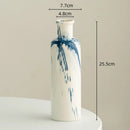 DecorBites™ Graffiti Ceramic Vase for Stylish Flower Arrangements
