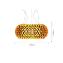 DecorBites™ Acrylic RS7 Bulb Pendant Lights Caboche Dia35/50/65CM Clear Gold Lamp