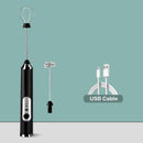 DecorBites™ Electric Milk Frother Mixer 3-Speeds Whisk Blender Foamer Egg Beater