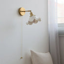 DecorBites™ Ceramic LED Wall Lights with Pull Chain Switch for Bathroom Mirror