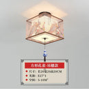DecorBites™ Lotus Chinese Chandelier Ceiling Lamp Simple Corridor Painting LED Lighting