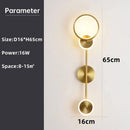 DecorBites™ Gold Plated Luxury LED Wall Lamp for Bedroom & Living Room