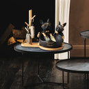 DecorBites™ French Bulldog Butler Statue, Resin Animal Sculpture, Home & Office Decor Gift