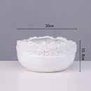 DecorBites™ Golden Edge Succulent Flower Pot Vase - Indoor Ceramic Planter Pot