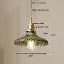 DecorBites™ Clear Glass Knob Switch LED Pendant Light Fixture: Modern Nordic Hanging Chandelier