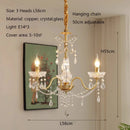 DecorBites™ Crystal Chandeliers Light for Living Room and Dining Room