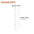 DecorBites™ Crystal Ball Nordic LED Chandelier - Modern Staircase Decorative Lighting