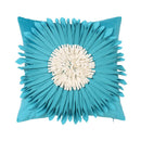 DecorBites™ 3D Blue Floral Velvet Cushion Cover 30x50/45x45CM - Small Daisy Sunflower Pillowcase