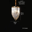 DecorBites™ Crystal Glass Pendant Lights, Dimmable Modern Lighting
