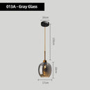 DecorBites™ Glass Chandelier Pendant Lights for Bedside, Kitchen, Restaurant, Bar, Home Lighting