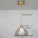 DecorBites™ Crystal Glass LED Pendant Lamp: Modern Nordic Style Hanging Light Fixture for Home Decor