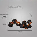 DecorBites™ Cube LED Pendant Light: Art Deco Hanging Lamp for All-Match Style