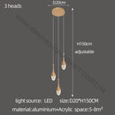 DecorBites™ Gold LED Staircase Chandelier | Luxury Large Living Room Pendant Lamp