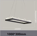 DecorBites™ Crystal LED Pendant Lights: Modern Gold Black Industrial Lamp